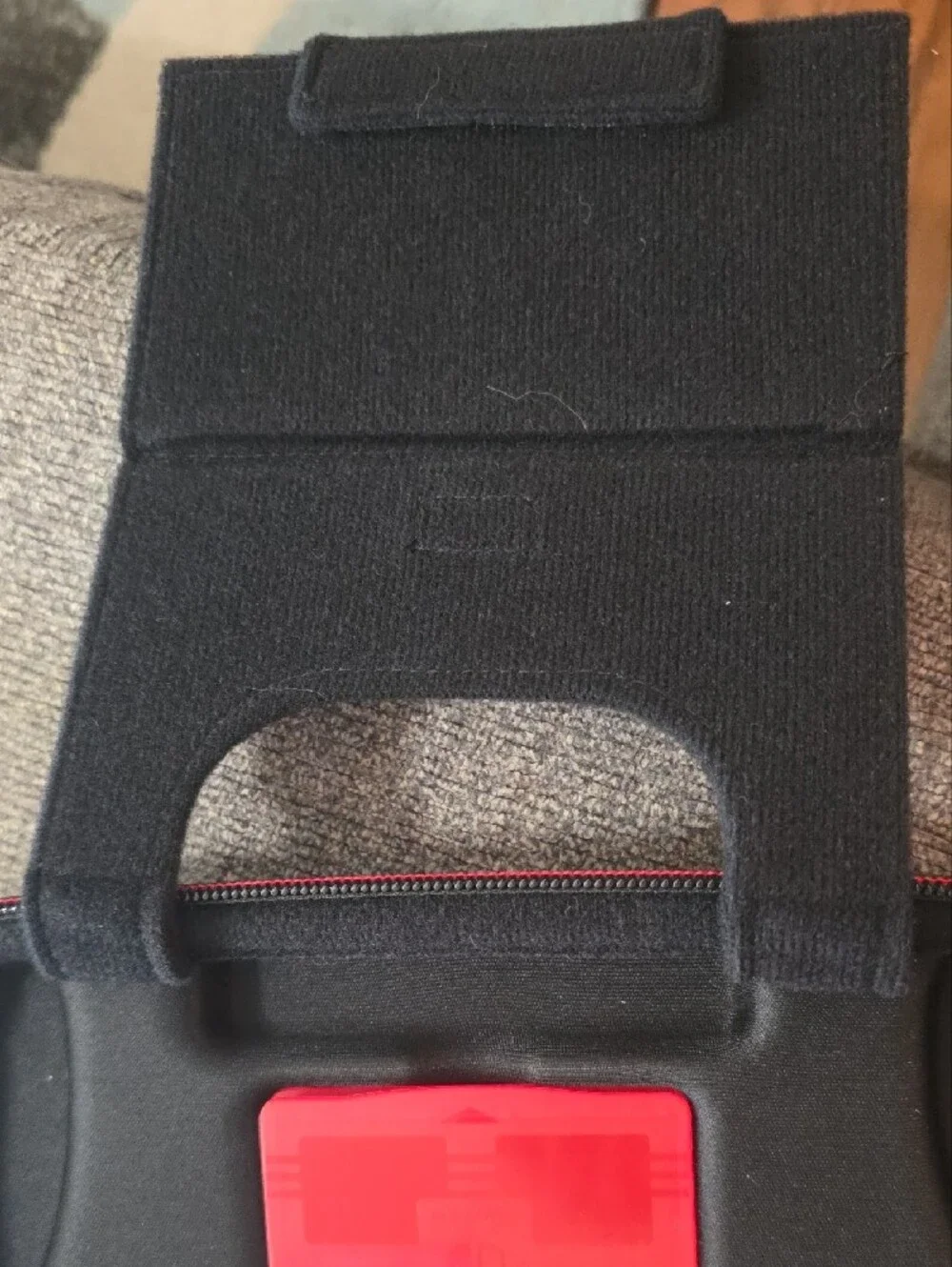 Nintendo Gray Travel Case with Red Logo Patch